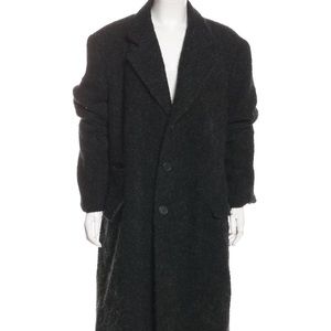 Dolce & Gabbana Alpaca Notch-Lapel Coat